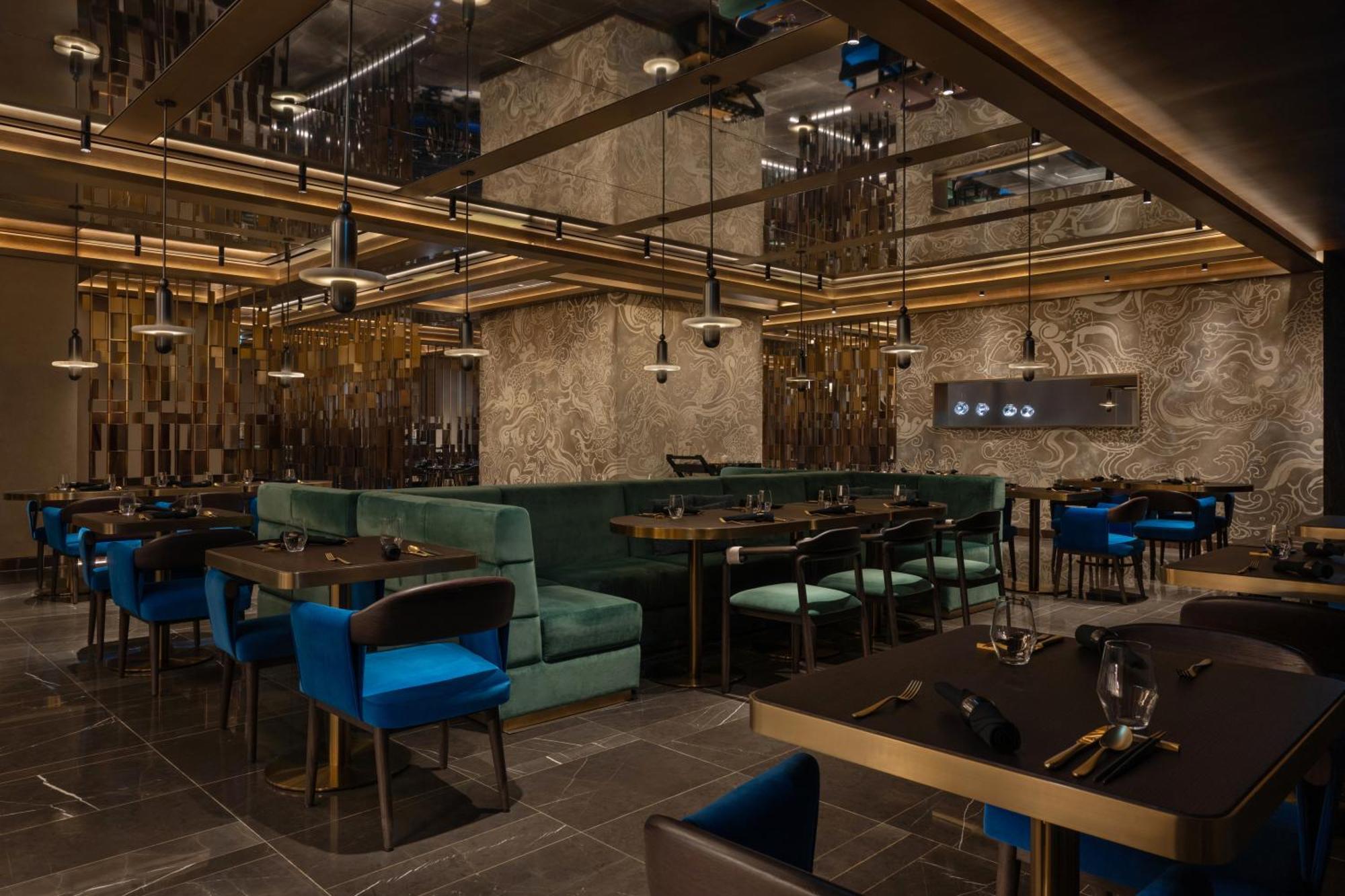 Hotel So/ Uptown Dubaj Exteriér fotografie The interior of the restaurant